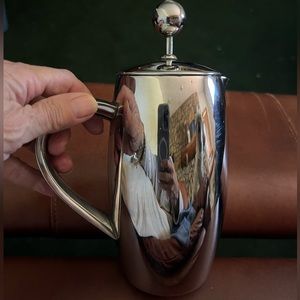 Very cute stainless steel French press